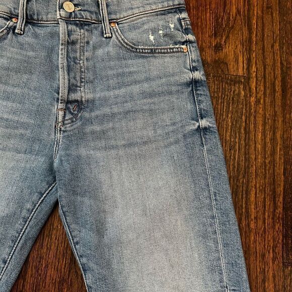 Mother Jean The Trickster Fray Shorts - Picture 4 of 10